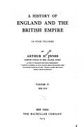 A HISTORY OF ENGLAND AND BRITISH EMPIRE