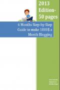 Read ebook : 6_months_step_by_step_Guide_to_make_US_1000_a_month.pdf