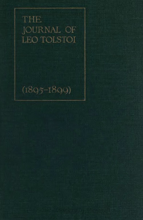 Read ebook : Leo.Tolstoy_Journal_of_Leo_Tolstoy_1895-1899_Knopf_1917.pdf